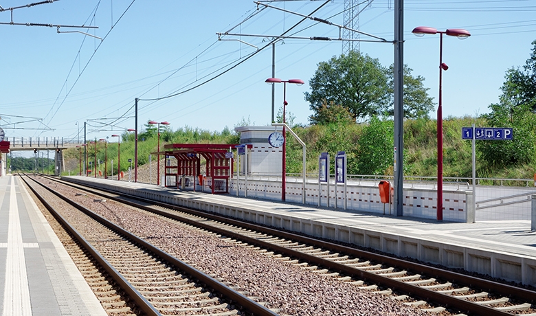 Mise à double voie ligne Petange Luxembourg