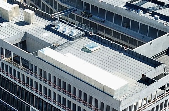 Maison de la Croix Rouge - La phase Gros-oeuvre touche à sa fin