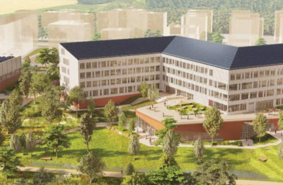 Le nouveau Lycée Michel Lucius au Kirchberg