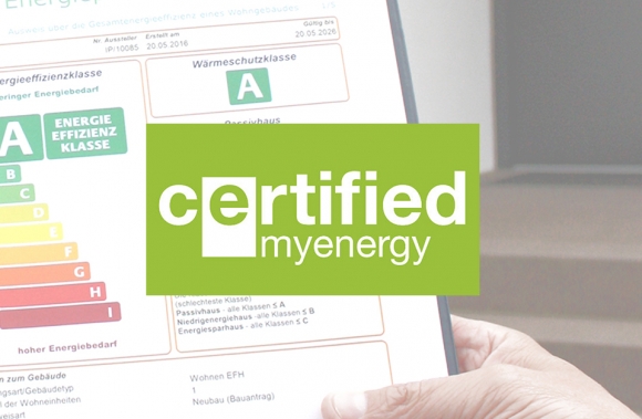 INCA ist offiziell myenergy-zertifiziert! INCA est officiellement certifié myenergy !