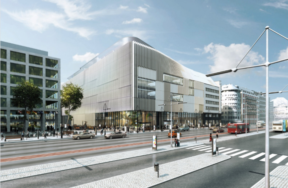 Futur siège POST, en face de la Gare de Luxembourg